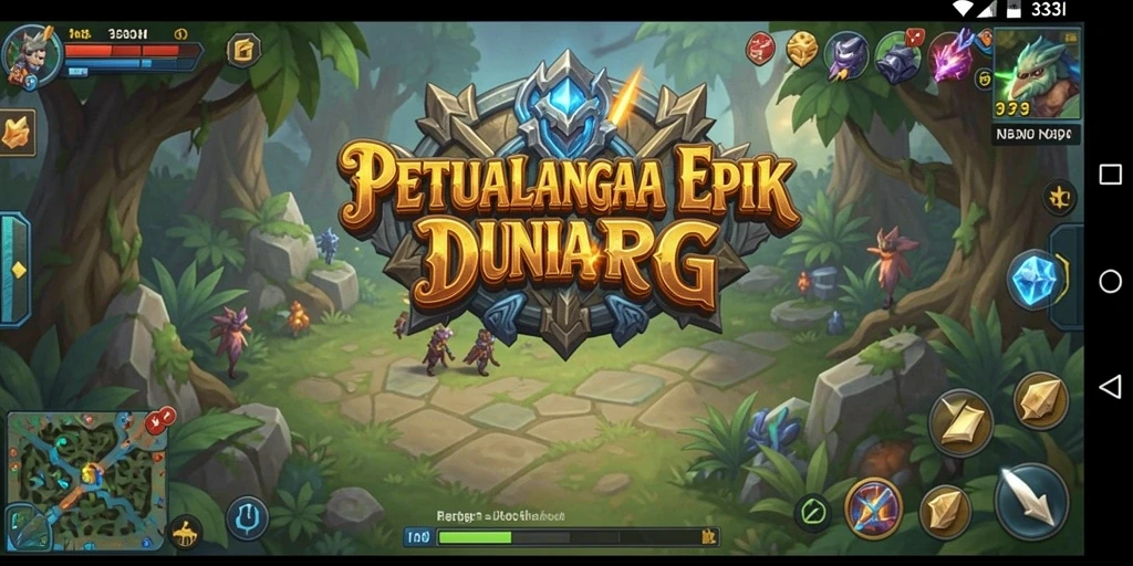 Gameplay RPG yang mendebarkan dengan petualangan yang menantang.