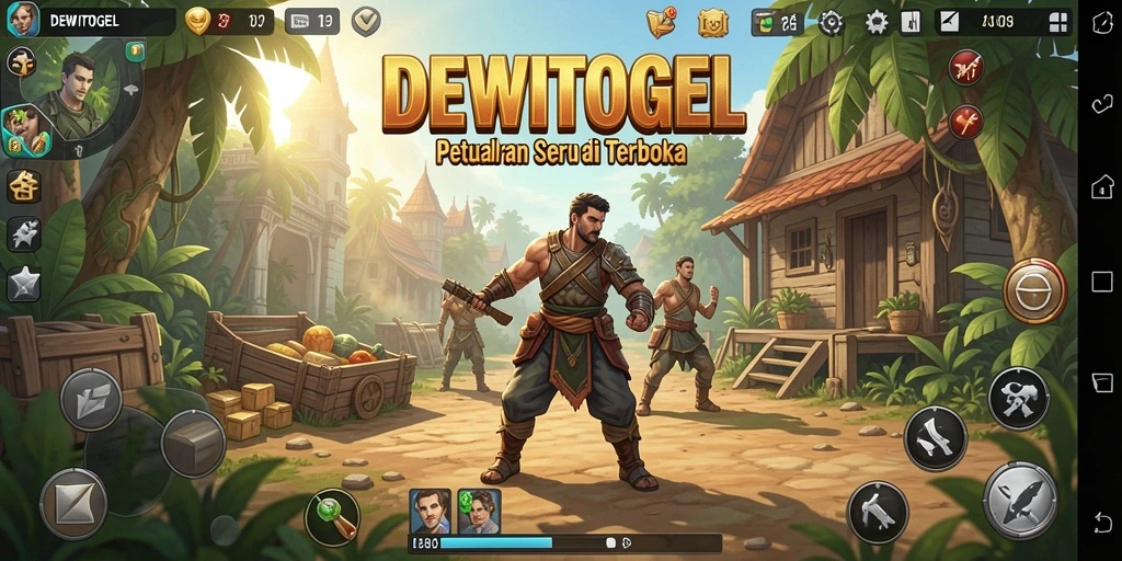Tampilan gameplay seru di dunia terbuka DEWITOGEL.