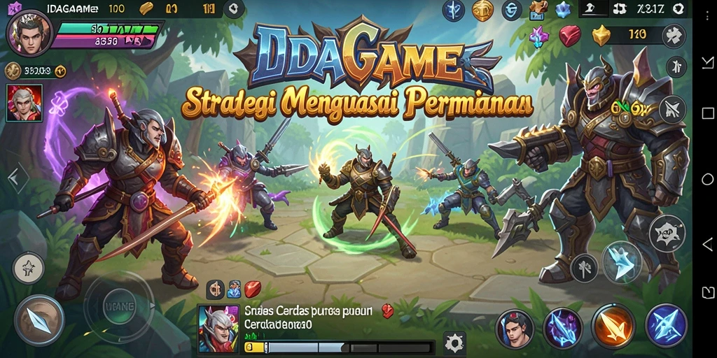 Screenshot menampilkan gameplay strategis yang mendebarkan.
