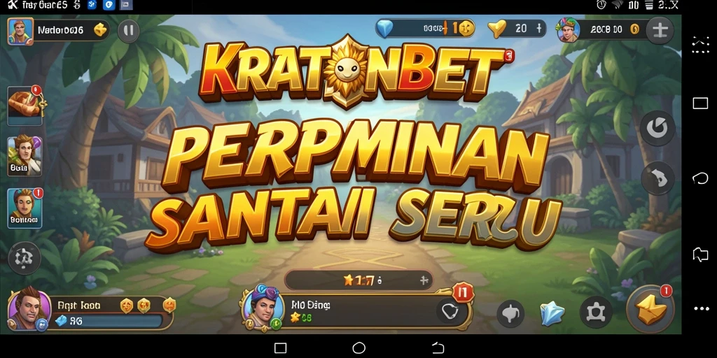 Screenshot KRATONBET menampilkan momen seru dalam permainan Casual.