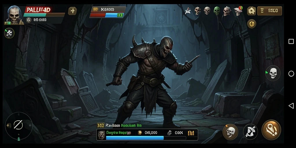 Tampilan gameplay PALU4D yang menegangkan dan menyeramkan.