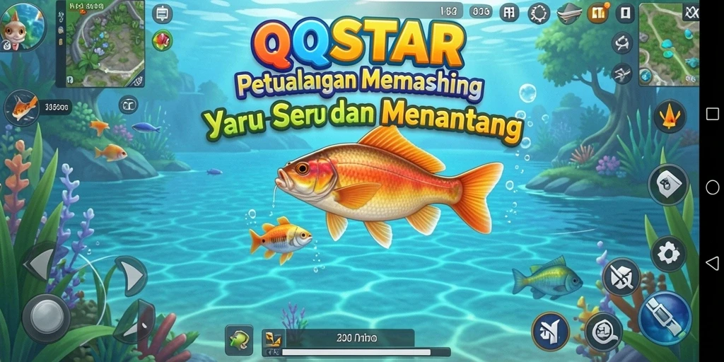 Tangkapan besar di QQSTAR dengan gameplay Fishing yang menarik.