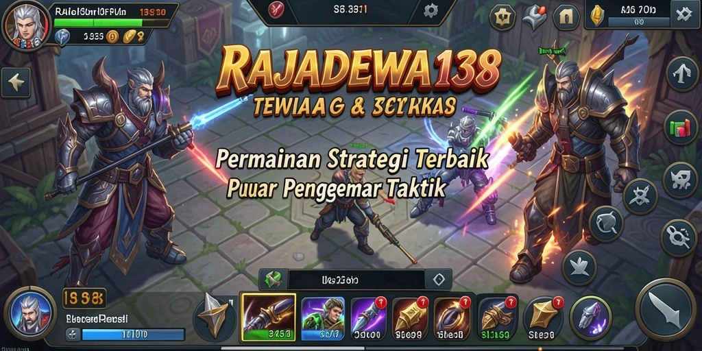 Tampilan gameplay menegangkan dari RAJADEWA138 dengan strategi mendalam.