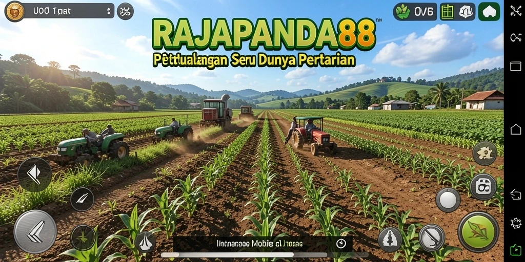 Gameplay seru saat mengelola pertanian di RAJAPANDA88.