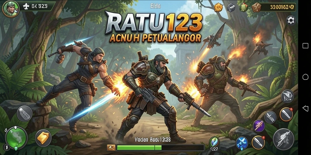 Tampilan menarik gameplay menegangkan di RATU123.