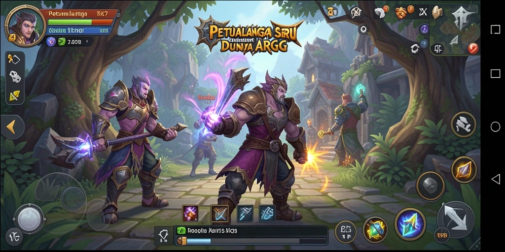 Gameplay ZK7 menampilkan pertarungan seru dengan monster yang menantang.